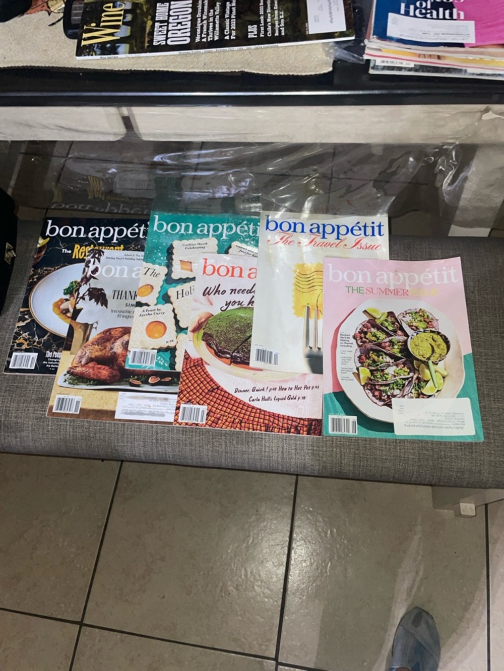 Bon Appétit Magazine Set 10/21-1/22 & 3/22-4/22 & 6/22-7/22 Issues